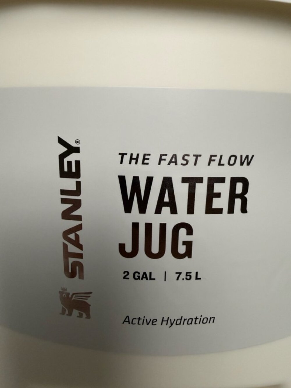 Stanley Adventure Fast Flow 2-Gallon Water Jug Cream Ice Water Dispenser - Picture 7 of 12